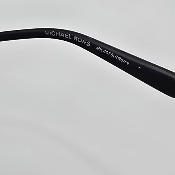 Michael Kors MK4076U 3332 Rome Gloss Black Gold Cat Eye Eyeglasses Frame 54mm - Picture 8 of 12